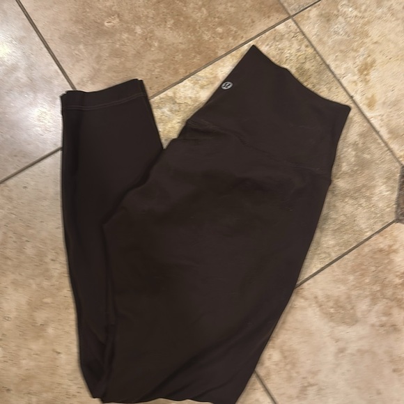 Dark Brown align leggings size 6 - Picture 2 of 4